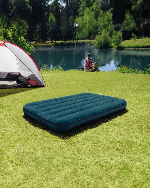10"TwinDura-Beam®StandardMidnightGreenDownyAirMattress(PumpNotIncluded)