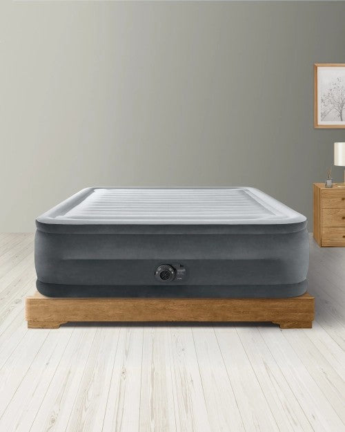 Dura-Beam®DeluxeComfort-PlushAirMattress22"QueenwithBuilt-InElectricPump