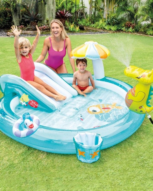 GatorInflatablePlayCenterwithSlide