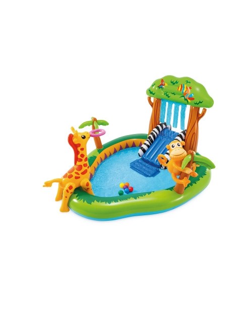 JungleInflatablePlayCenterwithSlide