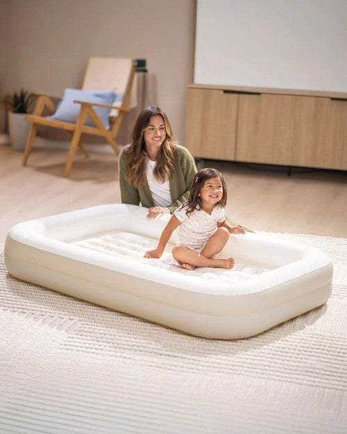 KidzTravelBedwithHandPump,Beige