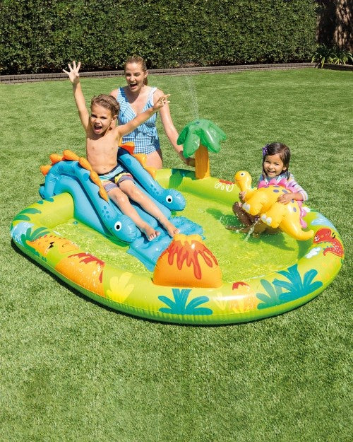 LittleDinoInflatablePlayCenterwithSlide