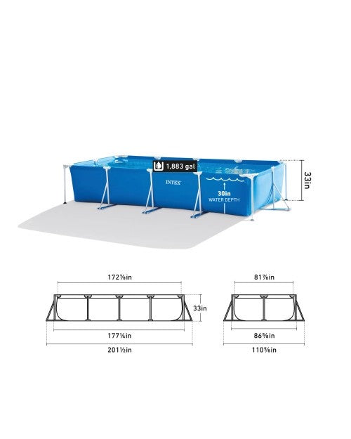 MetalFrameRectangularFramePoolSet-9'10"x6'6.75x29.5"