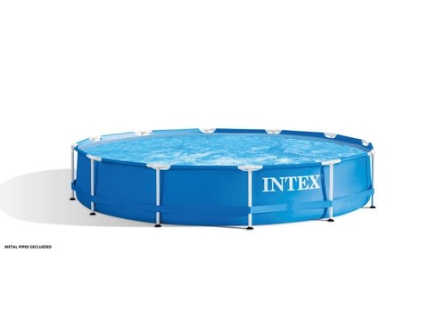 10096EB,12'x30"(3.66mx76cm)MetalFramePoolLiner-navyBlue(Discontinued)