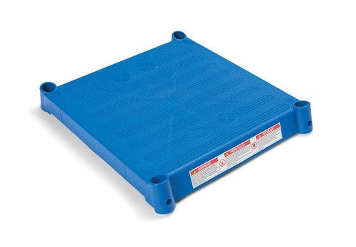 11145,TopPlatformWithWarningLabelFor52"BlueTwo-sectionLadder(Discontinued)