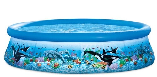 11303EH,10'x30"OceanReefEasySetPoolLiner(Discontinued)