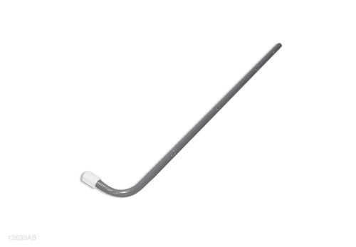 12639AB,J-shapedSideLeg(marked"b")For42"GreyOne-sectionLadder