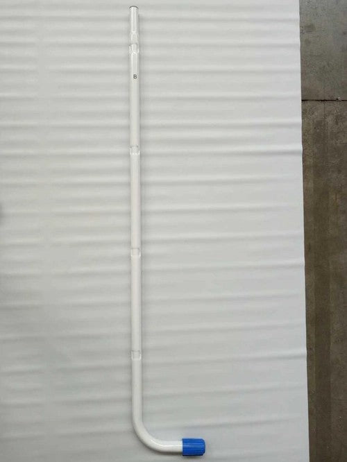 12642A,48"WhiteOne-sectLadderJ-shapedSideLegA(Discontinued)