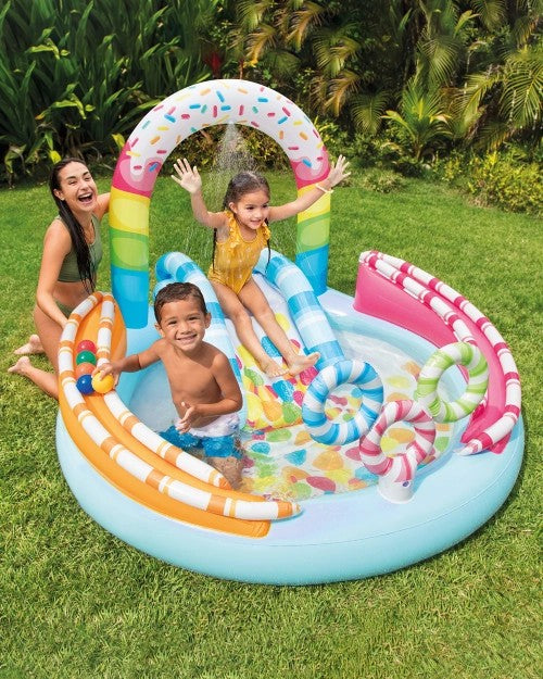 CandyFunInflatablePlayCenterwithSlide