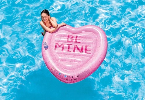 CandyHeartInflatablePoolIslandFloat