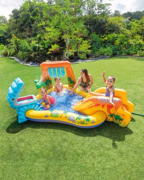 DinosaurInflatablePlayCenterwithSlide