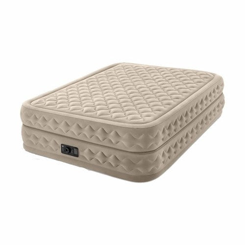 Dura-Beam®DeluxeSupremeAir-FlowAirMattress20"QueenwithBuilt-InElectricPump-Tan