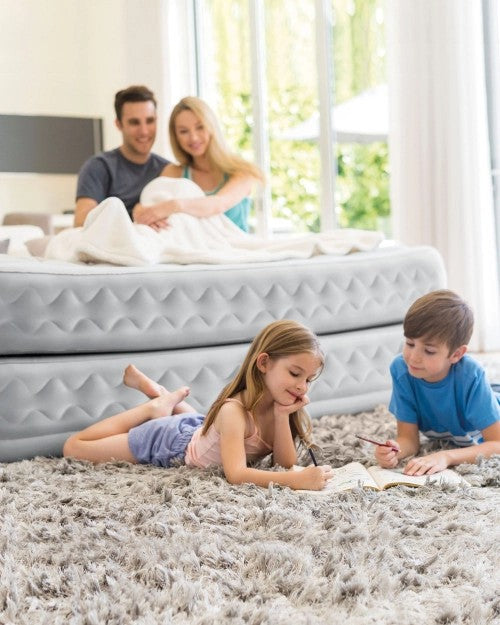 Dura-Beam®DeluxeSupremeAir-FlowAirMattress20"QueenwithBuilt-InElectricPump
