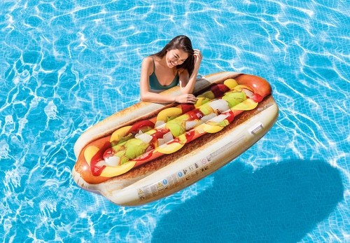 JumboHotDogInflatableFloatingMat
