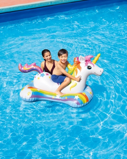 MagicalUnicornRide-OnInflatablePoolFloat