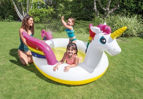 MysticUnicornInflatableSprayKiddiePool