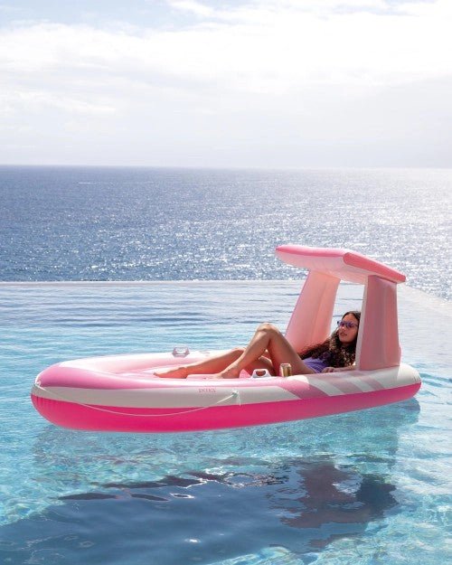 PinkParadiseInflatableBoatFloat