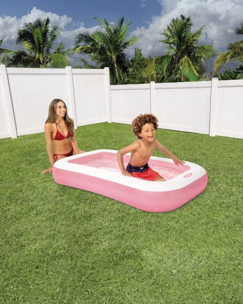 PinkRectangularInflatableKiddiePool