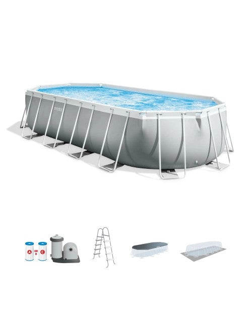 PrismFrame™20'x10'x48"OvalAboveGroundPoolSet