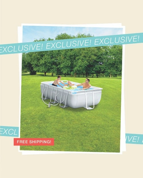 PrismFrame9.8'X5.7'X31.2"AboveGroundPremiumPoolSet