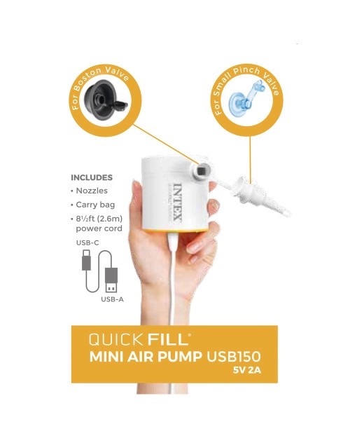 Quick-Fill®USBElectricAirPump-USB150