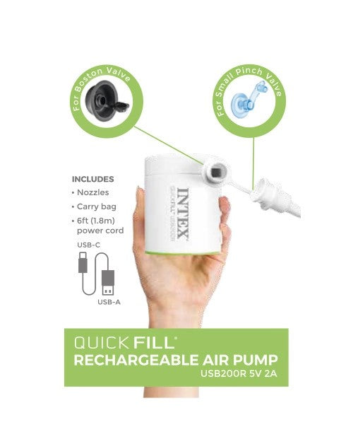 Quick-Fill®USBElectricAirPump-USB200R