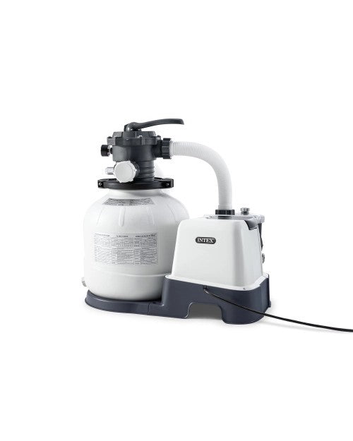 QX2600KrystalClearSandFilterPump&SaltwaterPoolChlorineSystem-15,000Gal