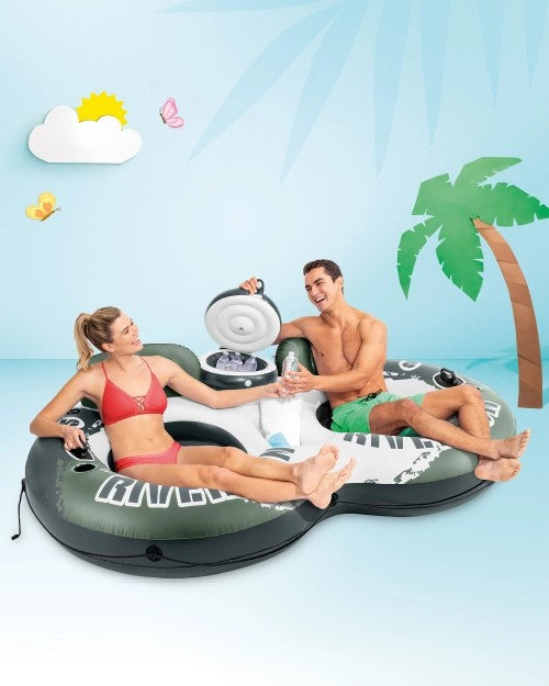 RiverRun®2InflatableFloatingLakeTube-Green