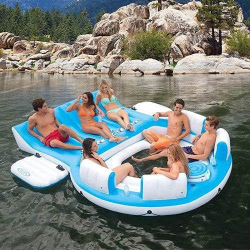 Splash'NChillInflatableLakeIslandFloat