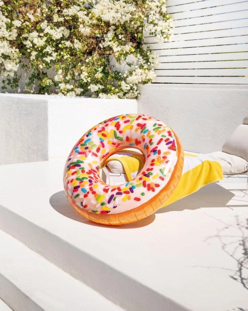 SprinkleDonutInflatablePoolSwimTube