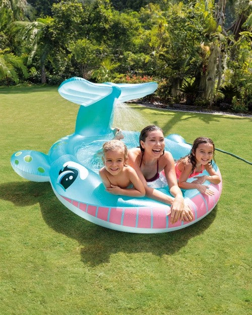 WhaleInflatableSprayKiddiePool